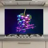 Quote - Neon - Disco - Druiven keuken achterwand spatscherm klein -3d_website