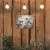 Kolibrie - Vogels - Bloemen - Planten tuinposter los doek klein -sfeer1