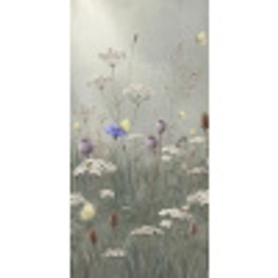 Vlinders - Wildbloemen - Illustratie - Kleurrijk Behang Vlies klein -3d_website