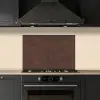 Patroon - Geometrisch - Bruin - Roest keuken achterwand spatscherm klein 900 -sfeer1