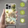 Bloesems - Wit - Zonnestralen -  Bloemblaadjes Hoesje iPhone 16 Pro Max met koord klein -sfeer2_NL