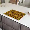 Vlekken - Oranje - Luipaard Inductie beschermer vinyl 3mm klein 276 -sfeer8