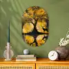 Boom - Verflook - Hert - Natuur - Goud Wandcirkel Ovaal Forex klein -sfeer2