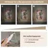 Meisje met de parel - Johannes Vermeer - Bloemen Light Box met kabel (Wandlamp) klein -USP_dimbaarNL