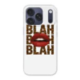 Lip - Rood - Quote Telefoonhoesje iPhone 17 Pro klein -3d