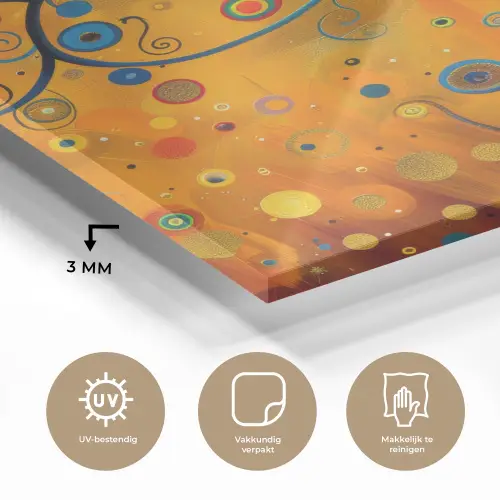 Abstract - Boom - Levensboom - Modern plexiglas 5mm klein -sfeer2
