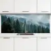 Naaldwoud - Bergen - Mist keuken achterwand 2 middel -3d
