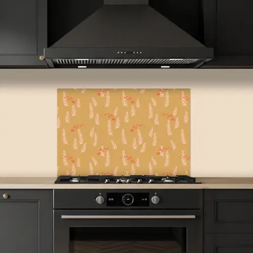Zee - Dieren - Geel - Algen keuken achterwand spatscherm klein 900 -sfeer1
