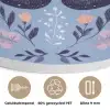 Vlinder - Vleugels - Stippen - Bloemen Akoestische PET Vilt - Rond klein -closeup_NL