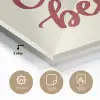 Ciao bella - Rood - Wit - Minimalistisch plexiglas 5mm klein -sfeer2