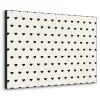 Valentijn - Hart - Wit - Zwart Textielframe zwart klein 947 -3d