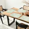 Groen - Marmer - Aders Placemat vinyl groot 368 -zzsfeer4_Kitchenyeah-website