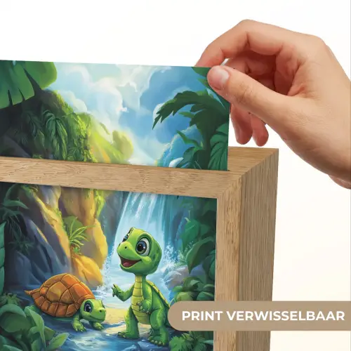 Schildpad - Dino - Jungle - Waterval Light Box met kabel (Kinderlampje) klein -USP_websiteprintNL