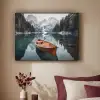 Boot - Bergen - Natuur - Water Textielframe - compleet frame klein -sfeer1