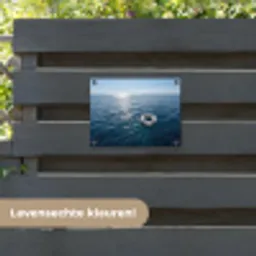 Oceaan - Zwemband - Horizon tuinposter los doek klein -sfeer3