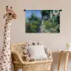 Kat - Vrouw - Bloemen - Huis Wandkleed katoen klein -wsfeer5_kind