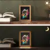 Graffiti - Sport - IJshockey - Hockey Light Box met kabel (Tafellamp) klein -sfeer3