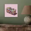 Sushi - Rolletjes - Steentjes - Kleurrijk aluminium wit klein -sfeer2