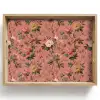 Klassiek - Botanisch - Roze Dienblad Rechthoek middel 911 -z3d_shopping