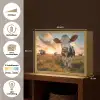 Koe - Weiland - Dieren portret - Natuur - Koeien Light Box met batterij (Wandlamp) middel -USP_websiteoverzichtNL