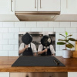 Koks - Koekenpannen - Keuken keuken achterwand spatscherm klein -sfeer2