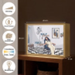 Half human, Half Coffee - Infuus - Koffie Light Box met batterij (Wandlamp) middel -USP_websiteoverzichtDE