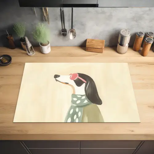 Hond - Zonnebril - Sjaal Inductie beschermer vinyl 3mm klein -sfeer5