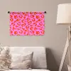 Panter - Rood - Roze Wandkleed katoen klein 269 -sfeer4