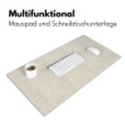 Linnen - Textuur - Beige Muismat XXL klein 681 -ysfeer4_duits