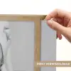 Vrouw - Masker - Wijn - Sigaret Light Box met batterij (Wandlamp) middel -USP_websiteprintNL