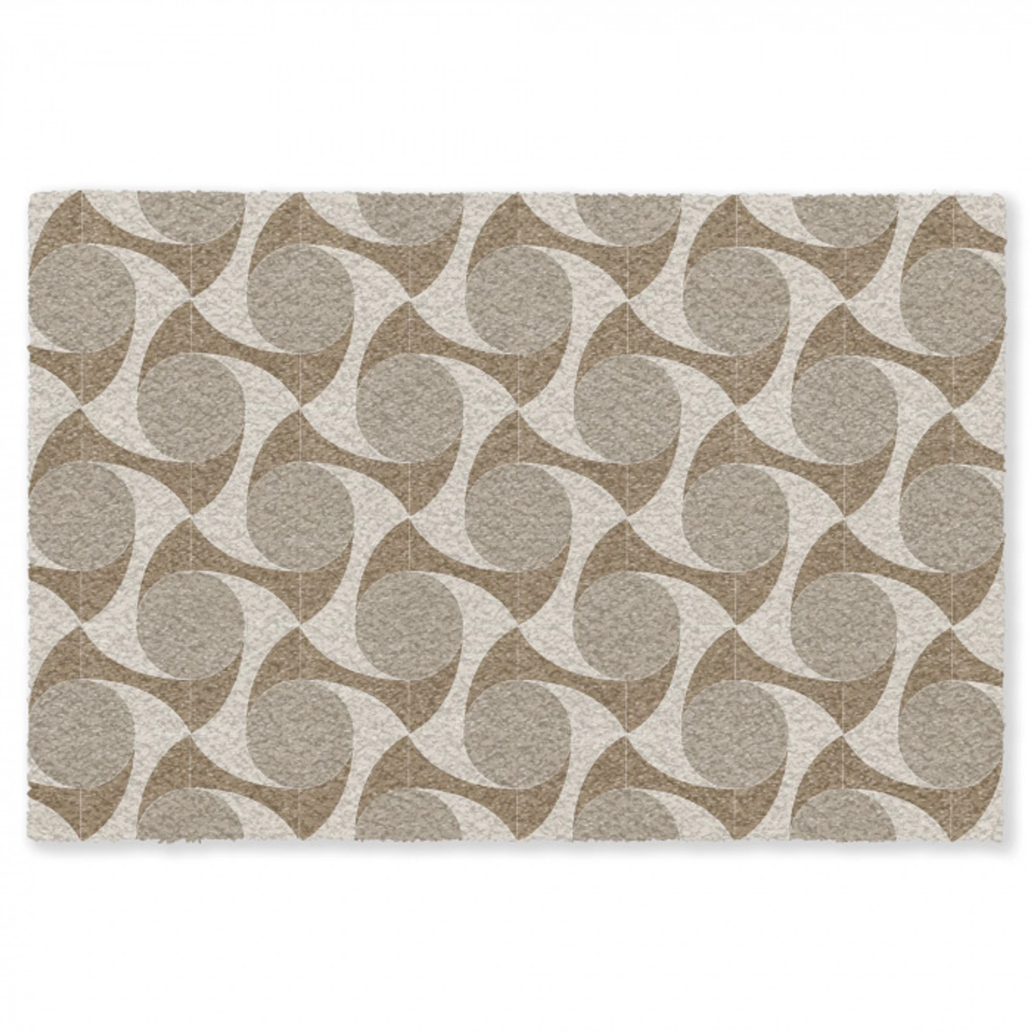 Tijdloos - Evenwicht - Beige - Taupe Vloerkleed Rechthoek klein 1091 -3d