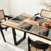 Vogel - Realistisch - Veren - Bruin Placemat vinyl groot -zzsfeer4_Kitchenyeah-website