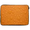 Water - Druppels - Oranje laptophoes neopreen klein -zkaufland3dotto