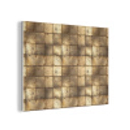 Geometrisch - Tegels - Goud PET vilt klein 837 -3d