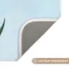 Tulpen - Blauw - Bladeren WCmat klein -USP_AntislipNL