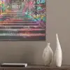 Trap - Graffiti - Kleuren - Kunst PET vilt klein -sfeer6_closeup