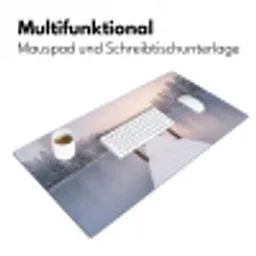 Steiger - Meer - Mist - Winter - Serene Muismat XXL klein -ysfeer4_duits