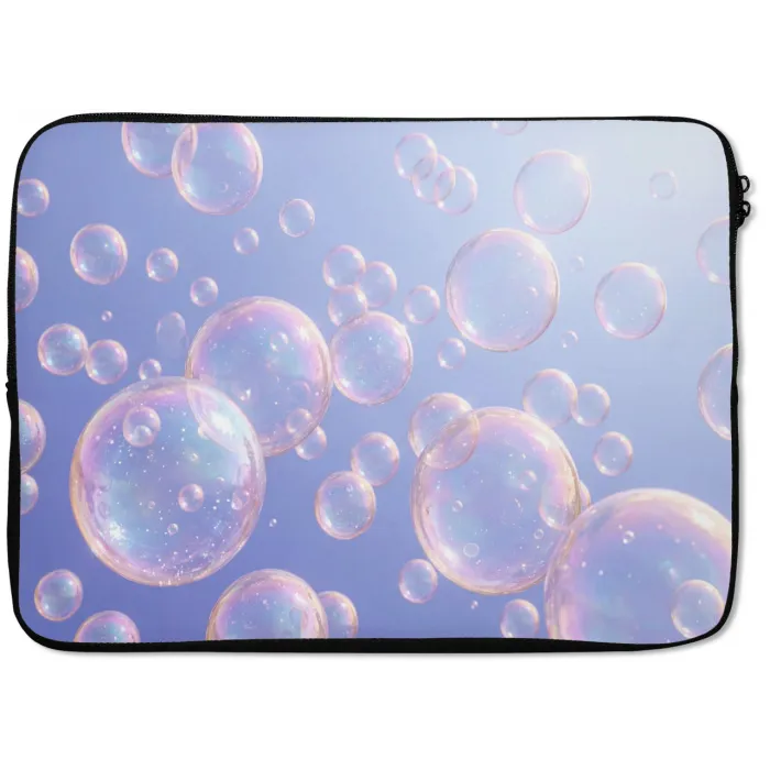 Pastel - Bubbels - Dromerig laptophoes neopreen klein -zkaufland3dotto