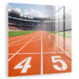 Sintelbaan - Stadion - Sport -Oranje plexiglas 5mm klein -zzzproduct_nieuw