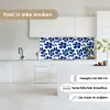 Floraal - Modern - Blauw keuken achterwand 2 middel 871 -sfeer4_NL