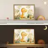 Dino - Voetbal - Oranje Light Box met batterij (Wandlamp kind) middel -sfeer3_kind