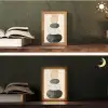 Japandi - Wabi sabi - Beige Light Box met kabel (Tafellamp) klein -sfeer3