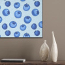 Bessen - Modern - Blauw PET vilt klein 837 -sfeer6_closeup