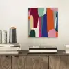 Vormen - Ritmisch - Kleuren - Abstract aluminium wit klein -sfeer1