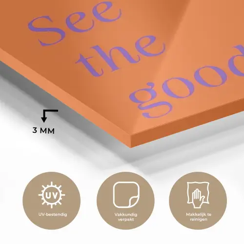 See te good - Paars - Oranje plexiglas 5mm klein -sfeer2