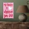 Valentijn - Hart - Liefde - Roze plexiglas 5mm klein -sfeer3