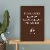 Bruin - Zomer - Quote - Drinken canvas 2cm klein -sfeer4