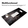 Kop - Koffie - Hout - Bonen Muismat XXL klein -sfeer4