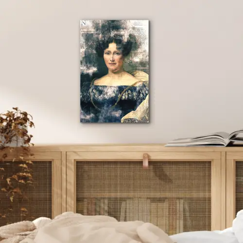 Johanna Henriette Engelen - Dubois Drahonet - Krant aluminium wit klein -sfeer3