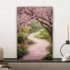 Kersenbloesem - Natuur - Sakura - Pad - Japanse tuin canvas 2cm klein -sfeer6